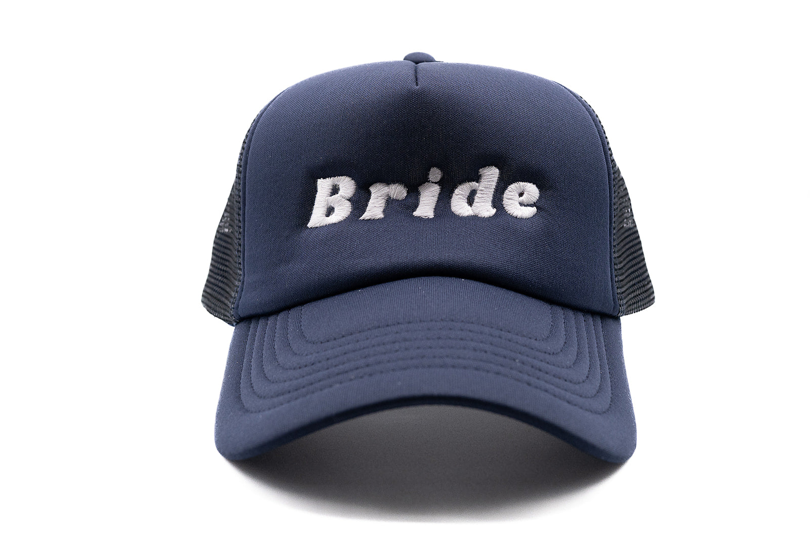 Navy Foam Trucker Bride Hat
