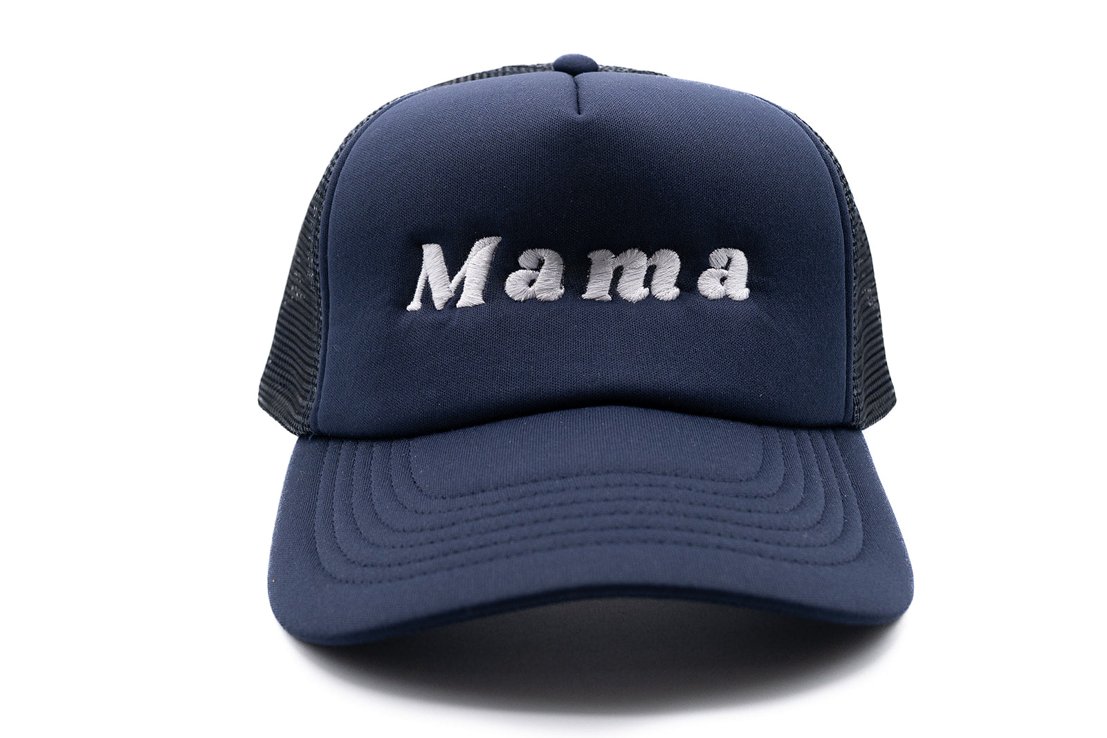 Navy Foam Trucker Mama Hat