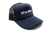 Navy Foam Trucker Mama Hat