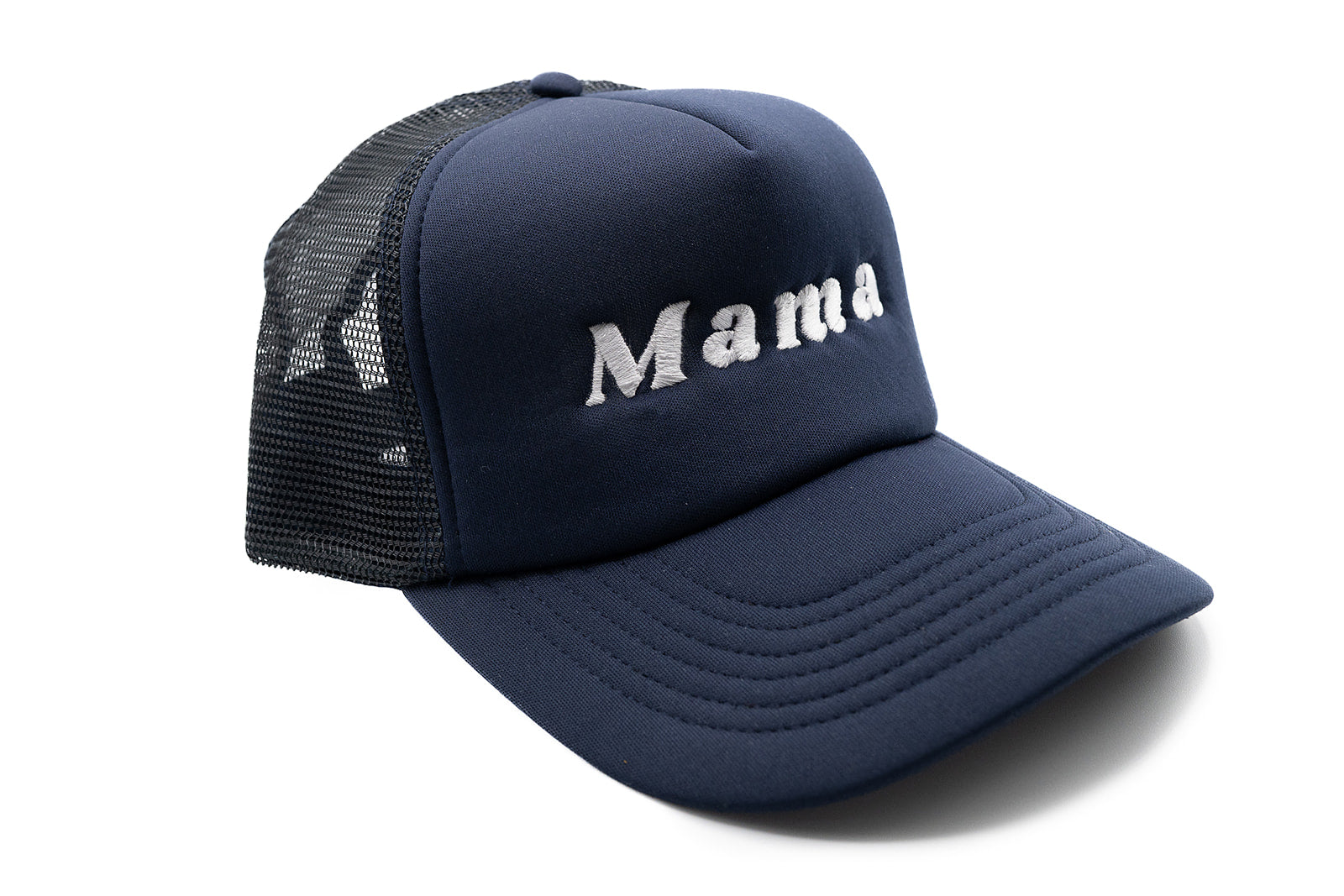 Navy Foam Trucker Mama Hat