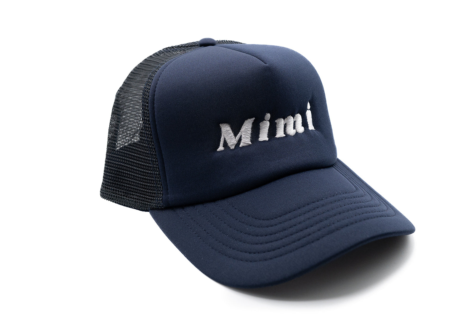 Navy Foam Trucker Mimi Hat