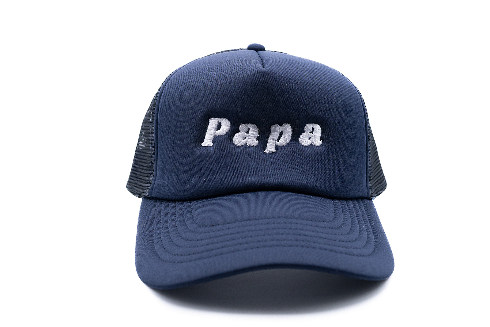 Navy Foam Trucker Papa Hat