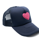 Terry Heart Foam Trucker Hat