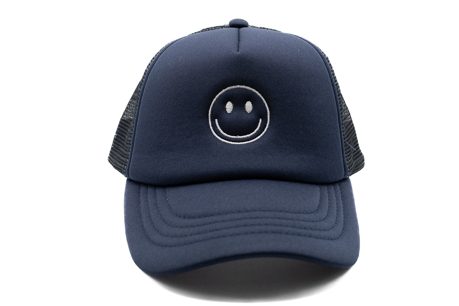 Navy Foam Trucker Smiley Hat