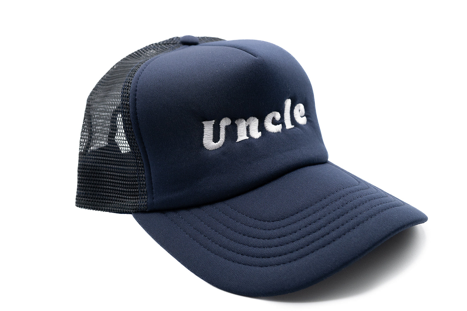 Navy Foam Trucker Uncle Hat