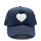 Terry Heart Foam Trucker Hat