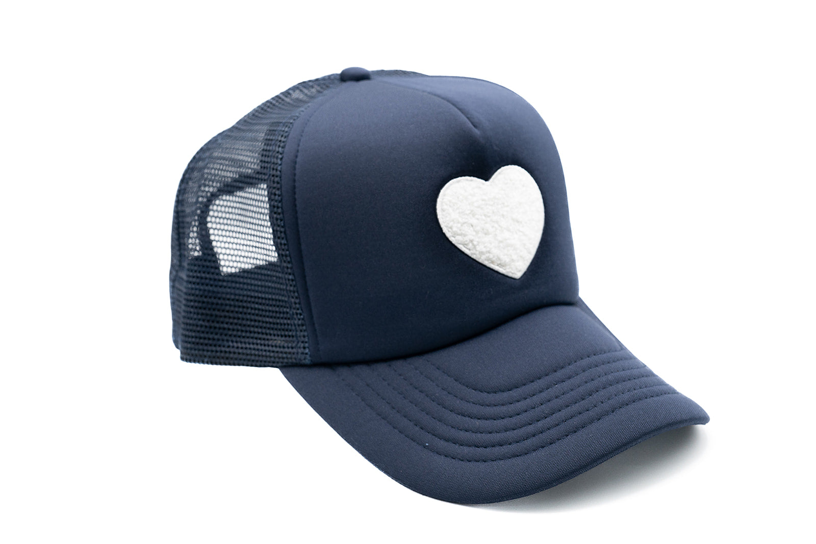 Terry Heart Foam Trucker Hat