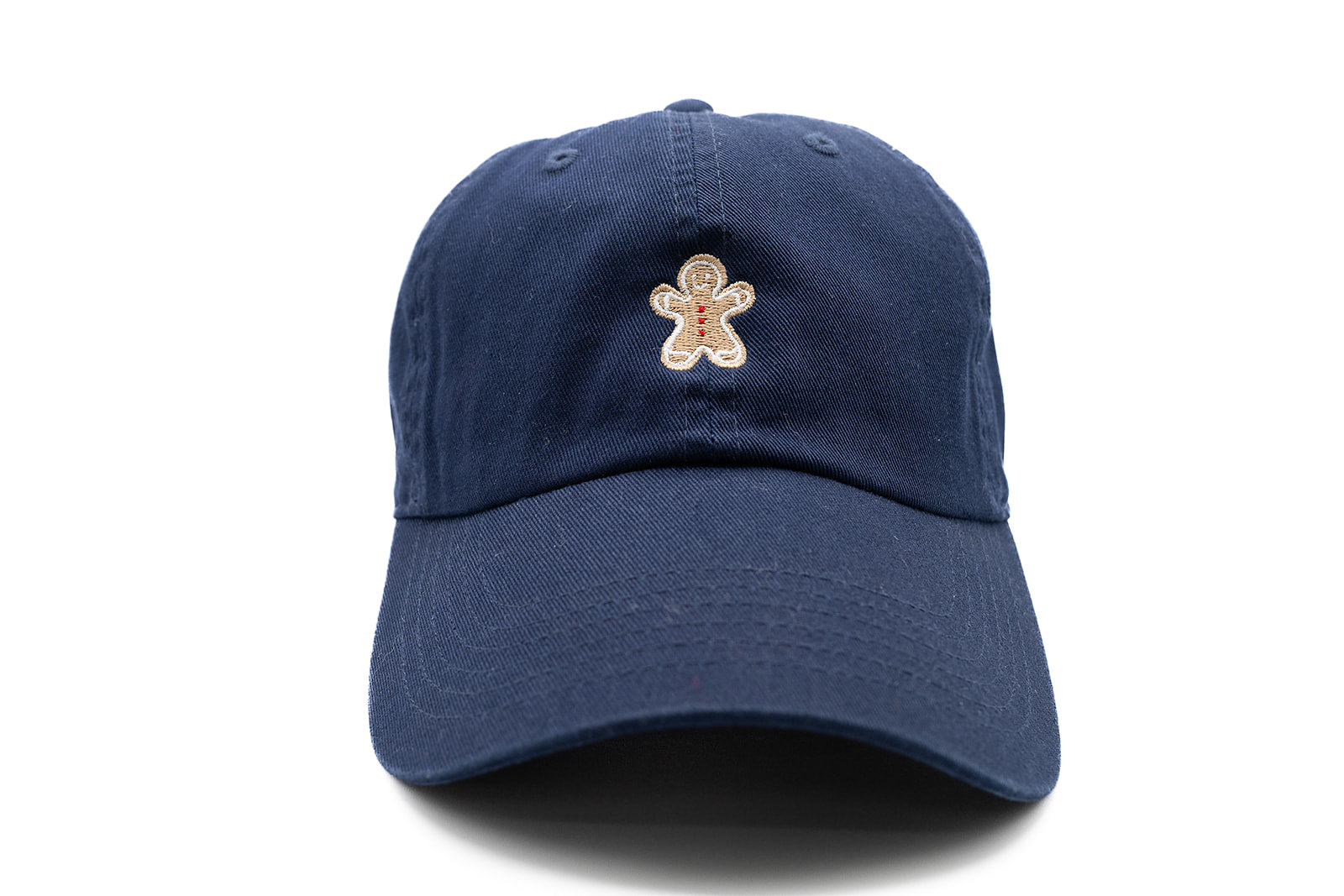 Tiny Holiday Gingerbread Baseball Hat