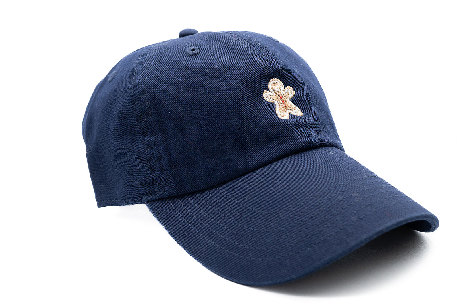 Tiny Holiday Gingerbread Baseball Hat