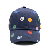 Smiley Dot Letter Baseball Hat