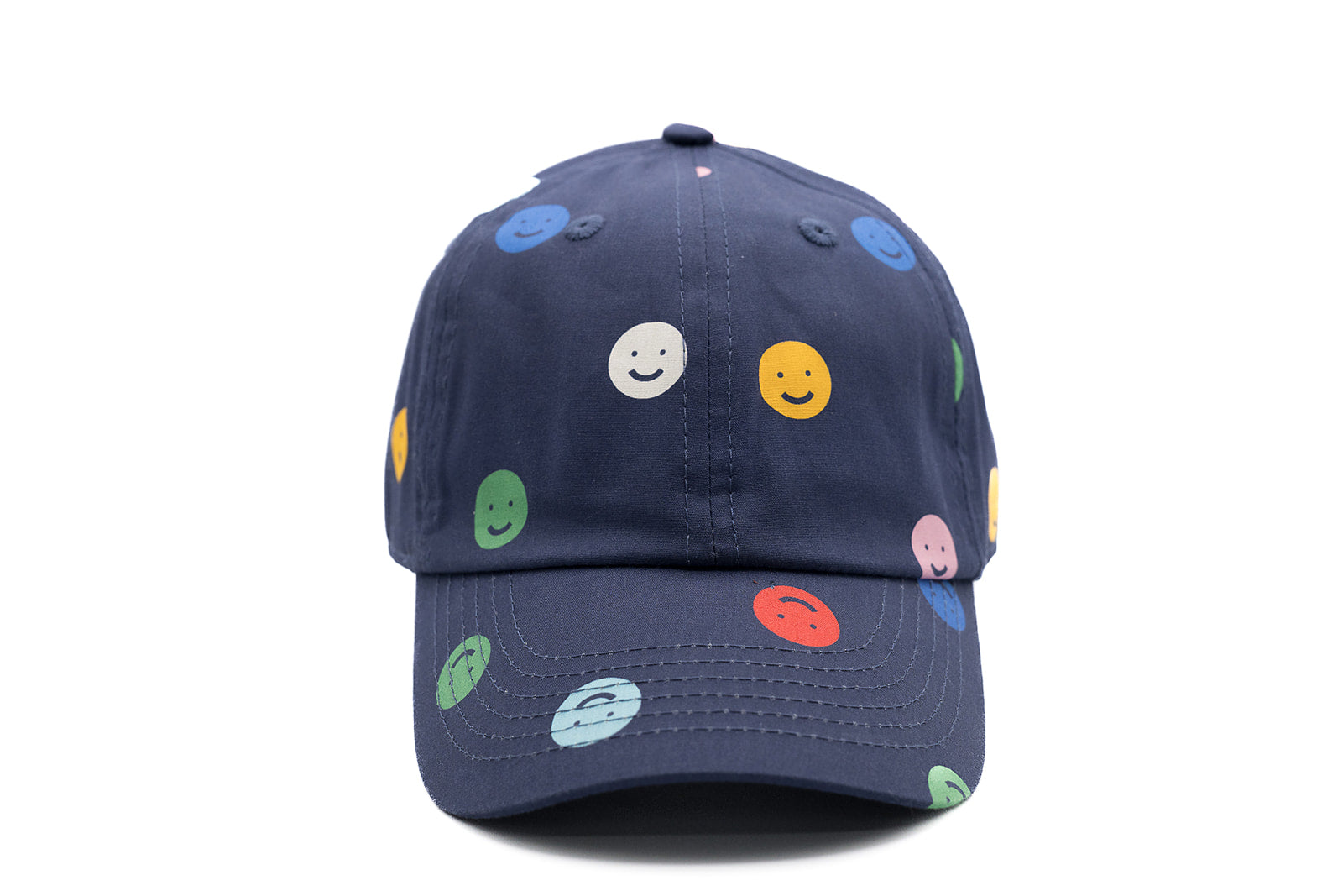 Smiley Dot Letter Baseball Hat