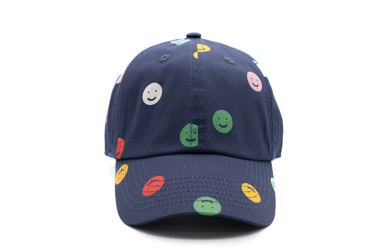 Smiley Dot Letter Baseball Hat