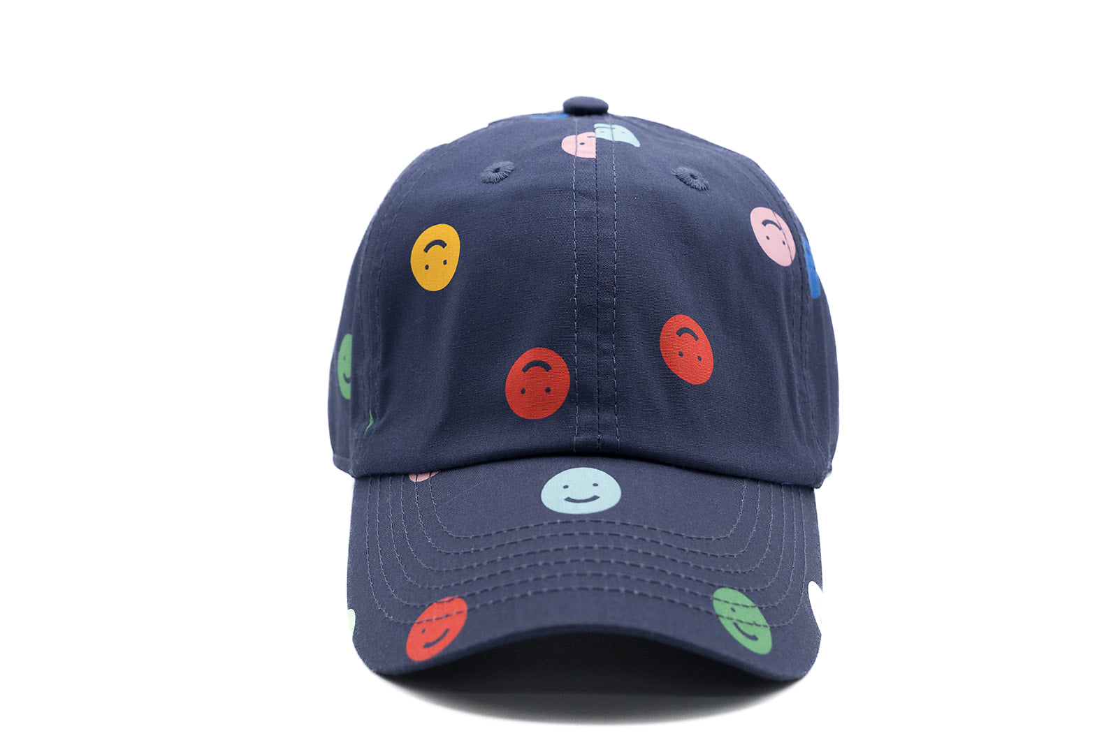 Smiley Dot Letter Baseball Hat