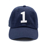 Navy Number Baseball Hat