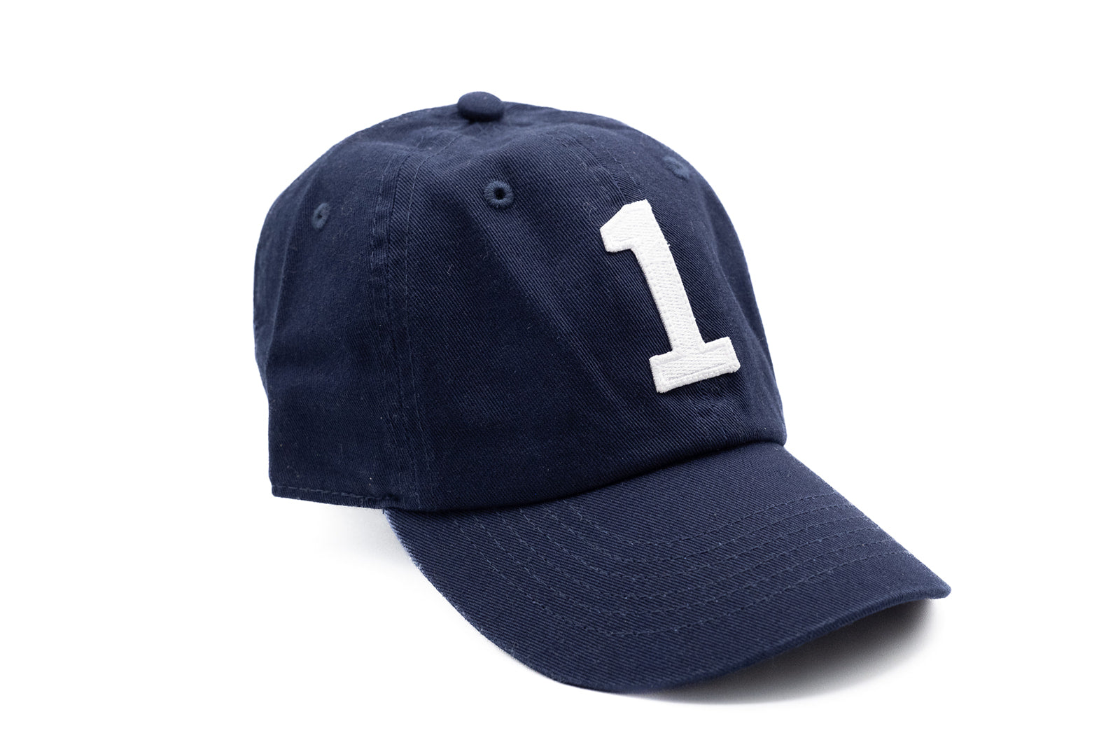 Navy Number Baseball Hat