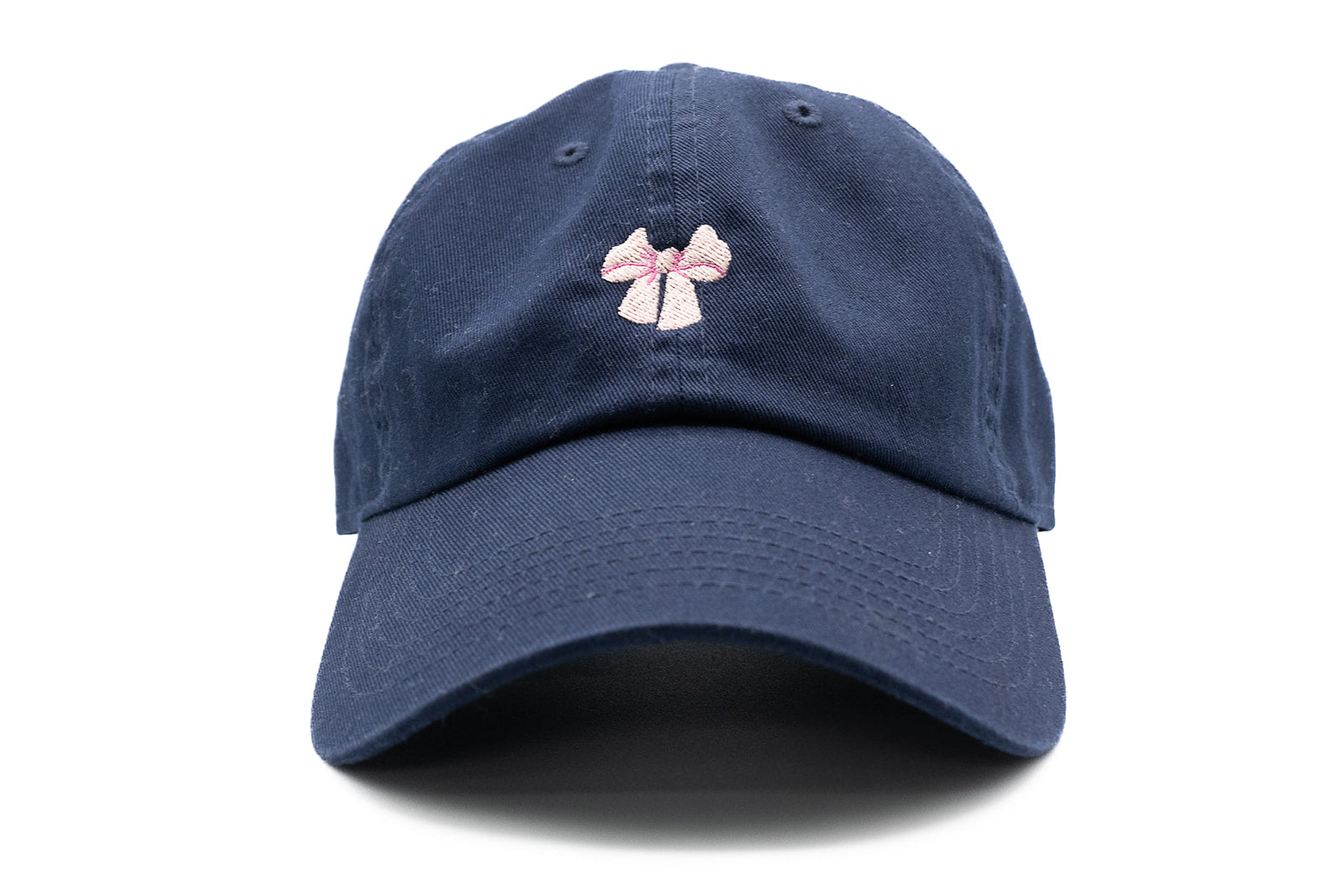 Tiny Pink Bow Baseball Hat