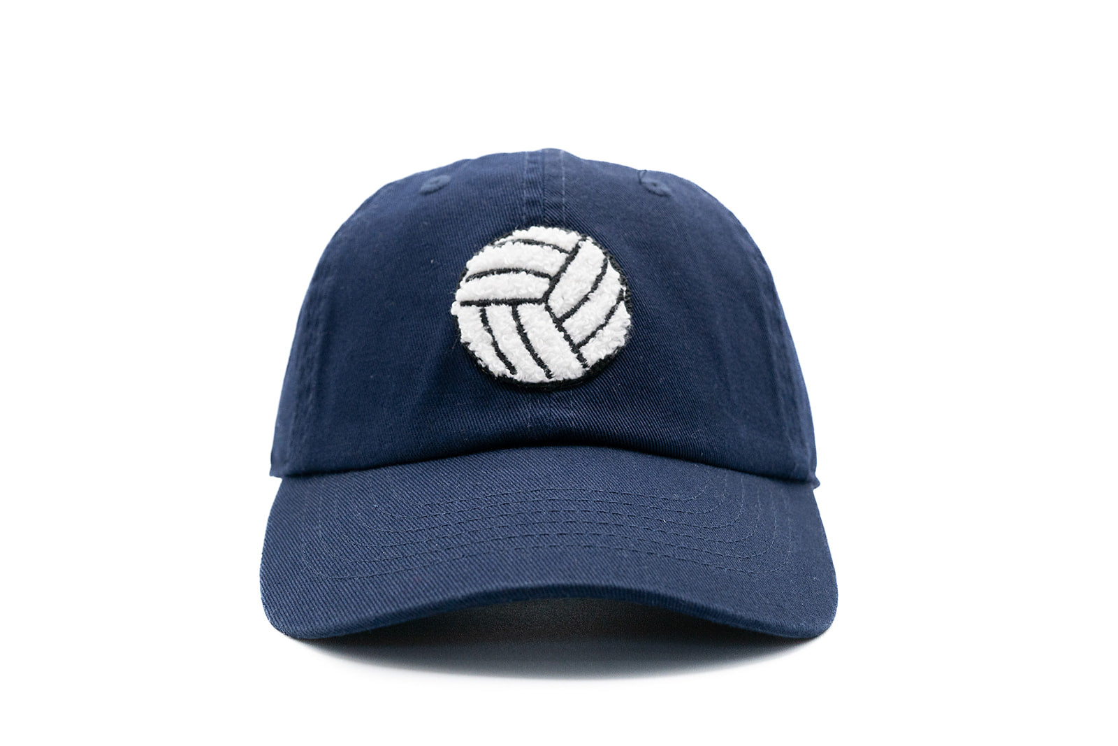 Navy Ponytail Hat + Terry Volleyball