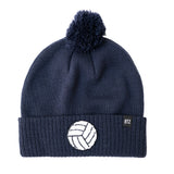 Volleyball Patch Pom Pom Hat