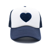 Terry Heart Foam Trucker Hat