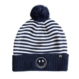 Smiley Pom Pom Hat
