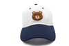 Navy &amp; White Teddy Bear Hat