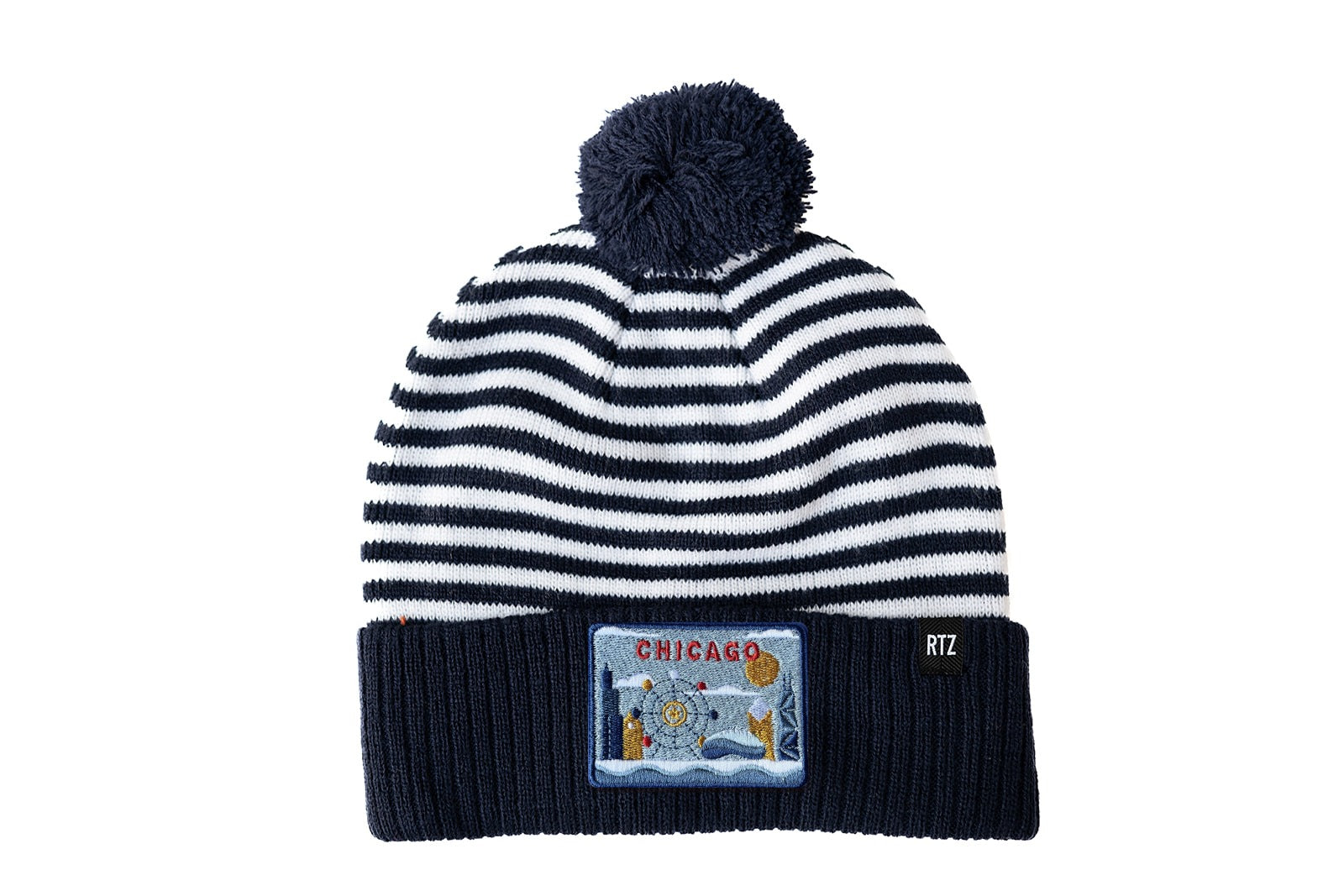 Chicago Pom Pom Hat