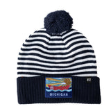 Michigan Pom Pom Hat