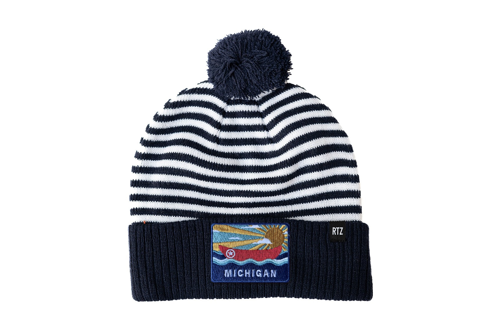 Michigan Pom Pom Hat