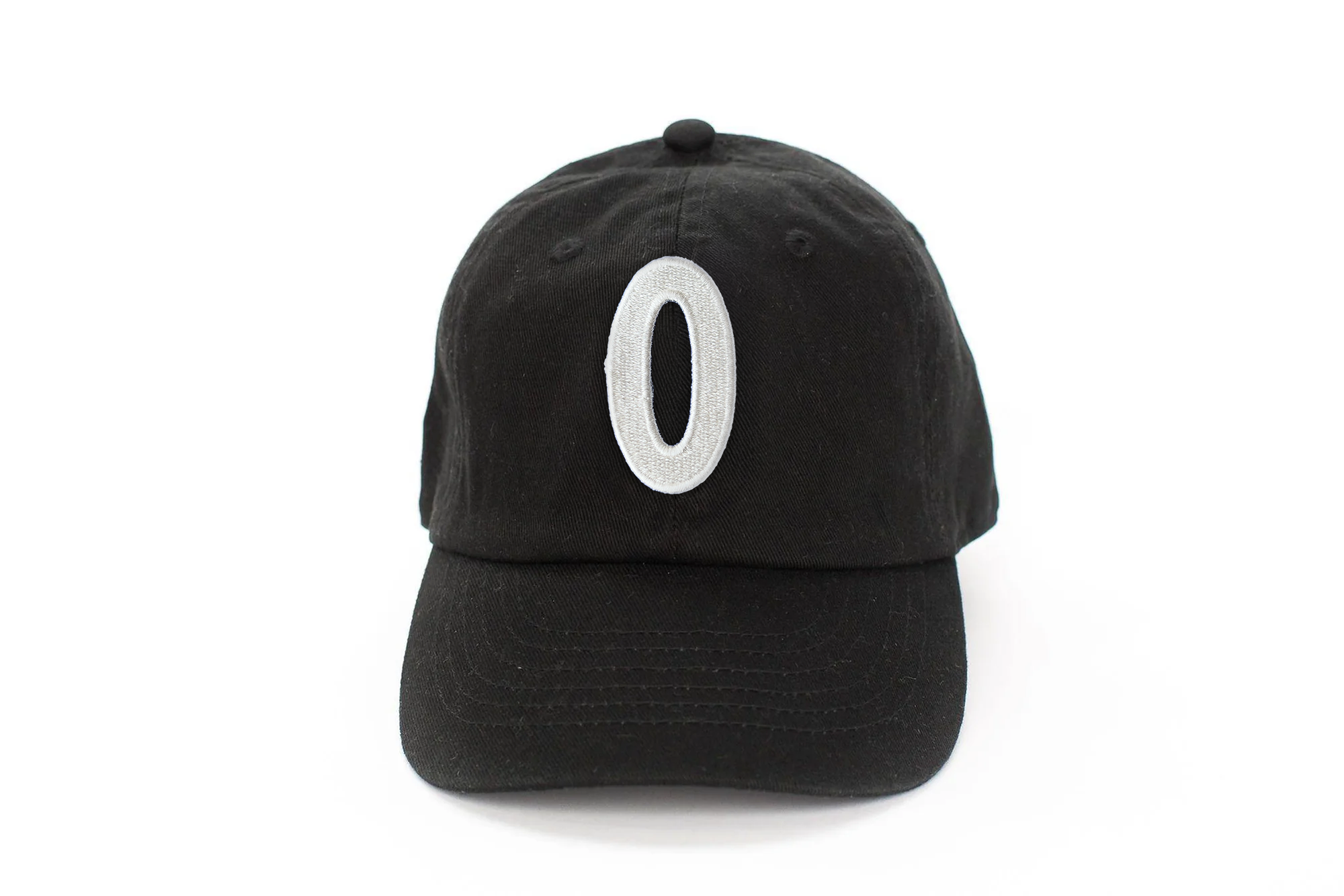 Black Number Baseball Hat