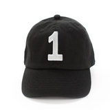 Black Number Baseball Hat