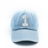 Denim Number Baseball Hat