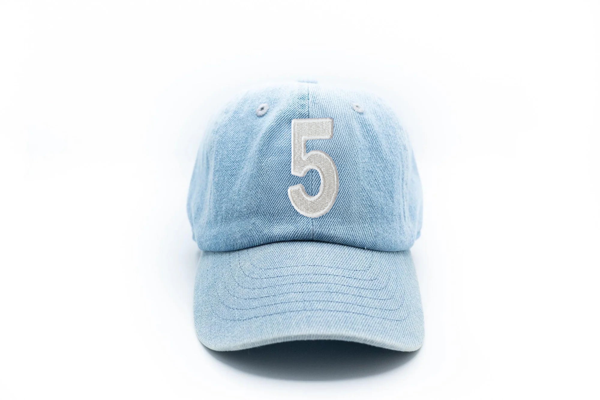 Denim Number Baseball Hat