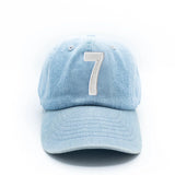 Denim Number Baseball Hat
