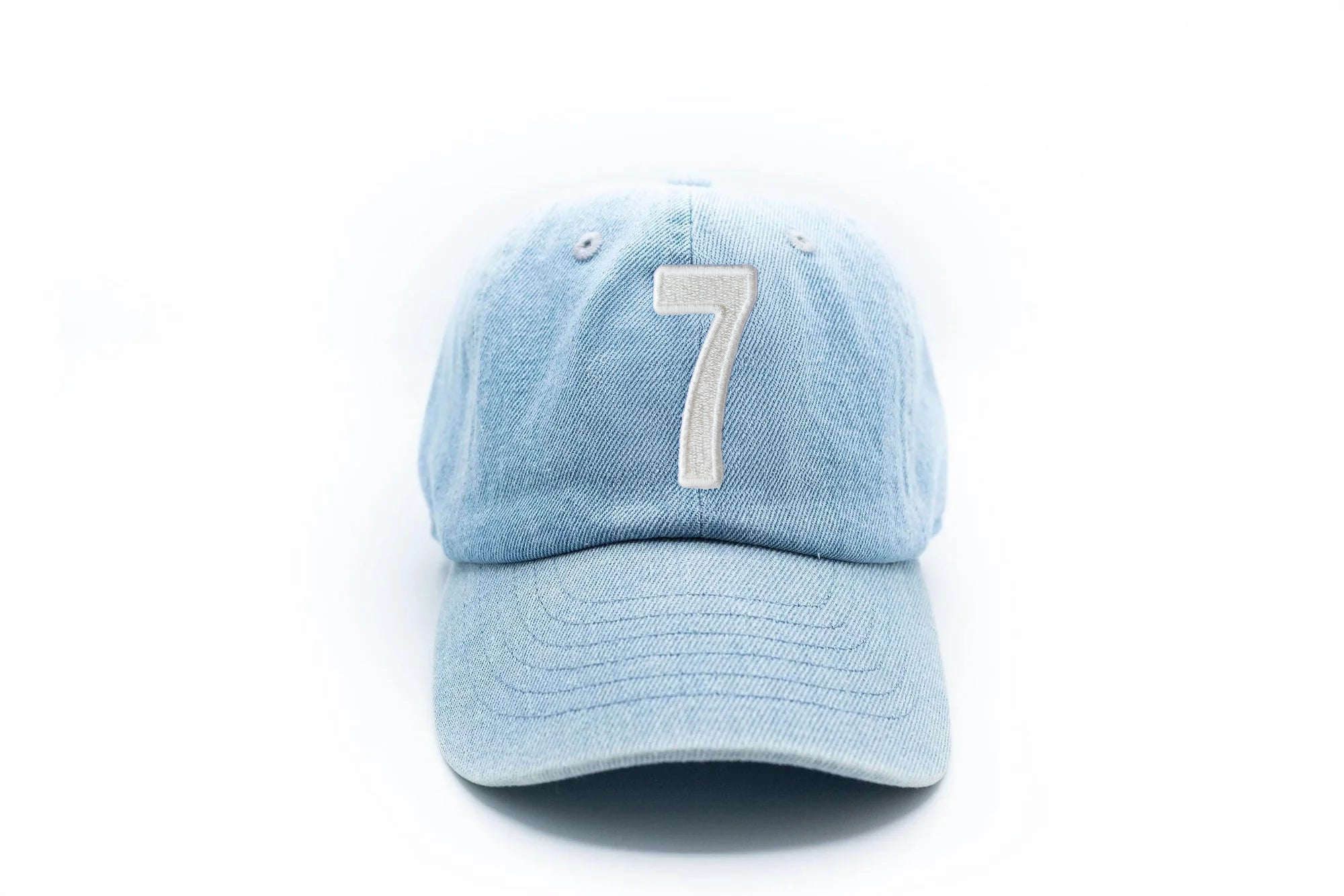 Denim Number Baseball Hat