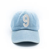 Denim Number Baseball Hat