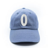 Dusty Blue Number Baseball Hat