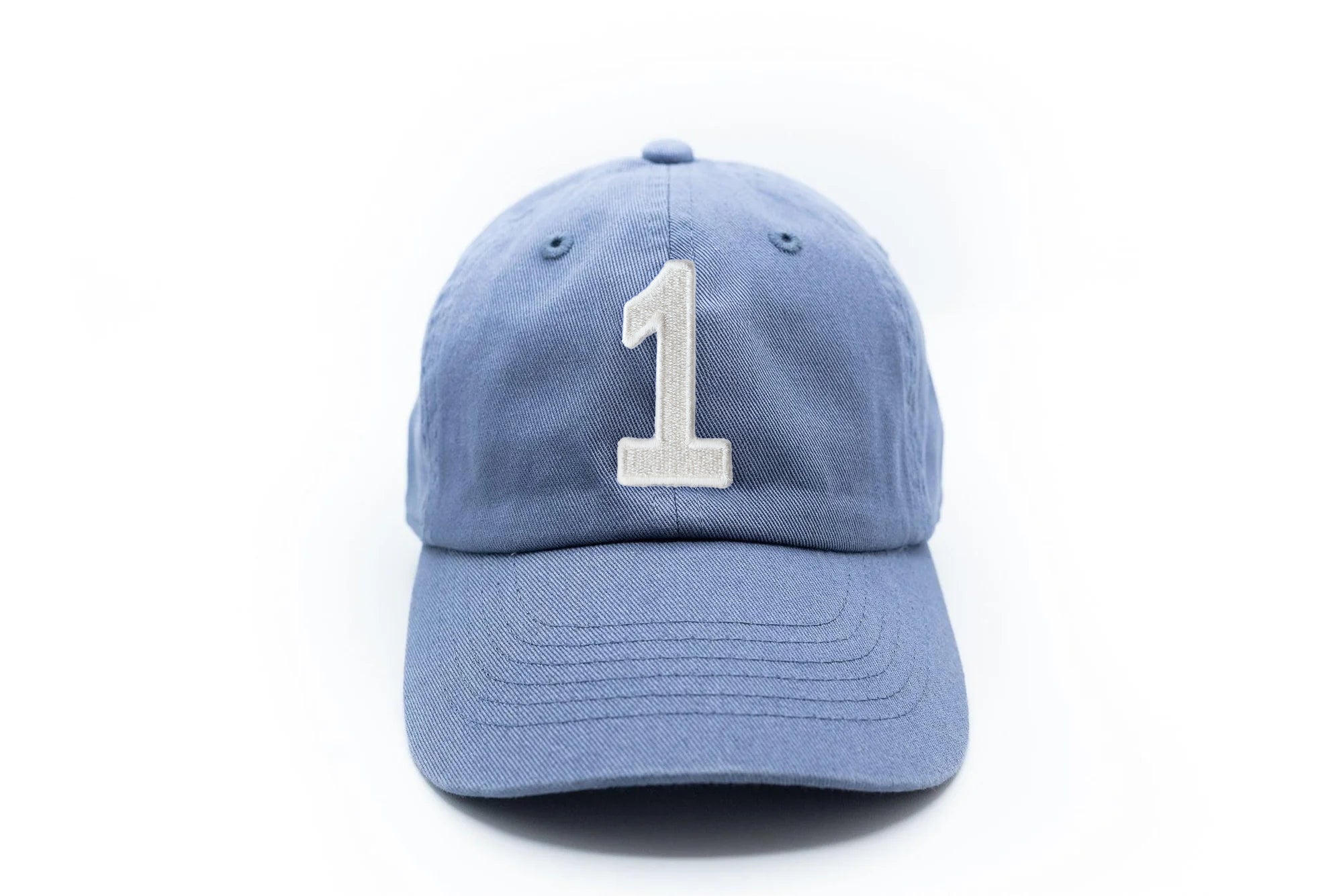 Dusty Blue Number Baseball Hat