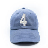 Dusty Blue Number Baseball Hat