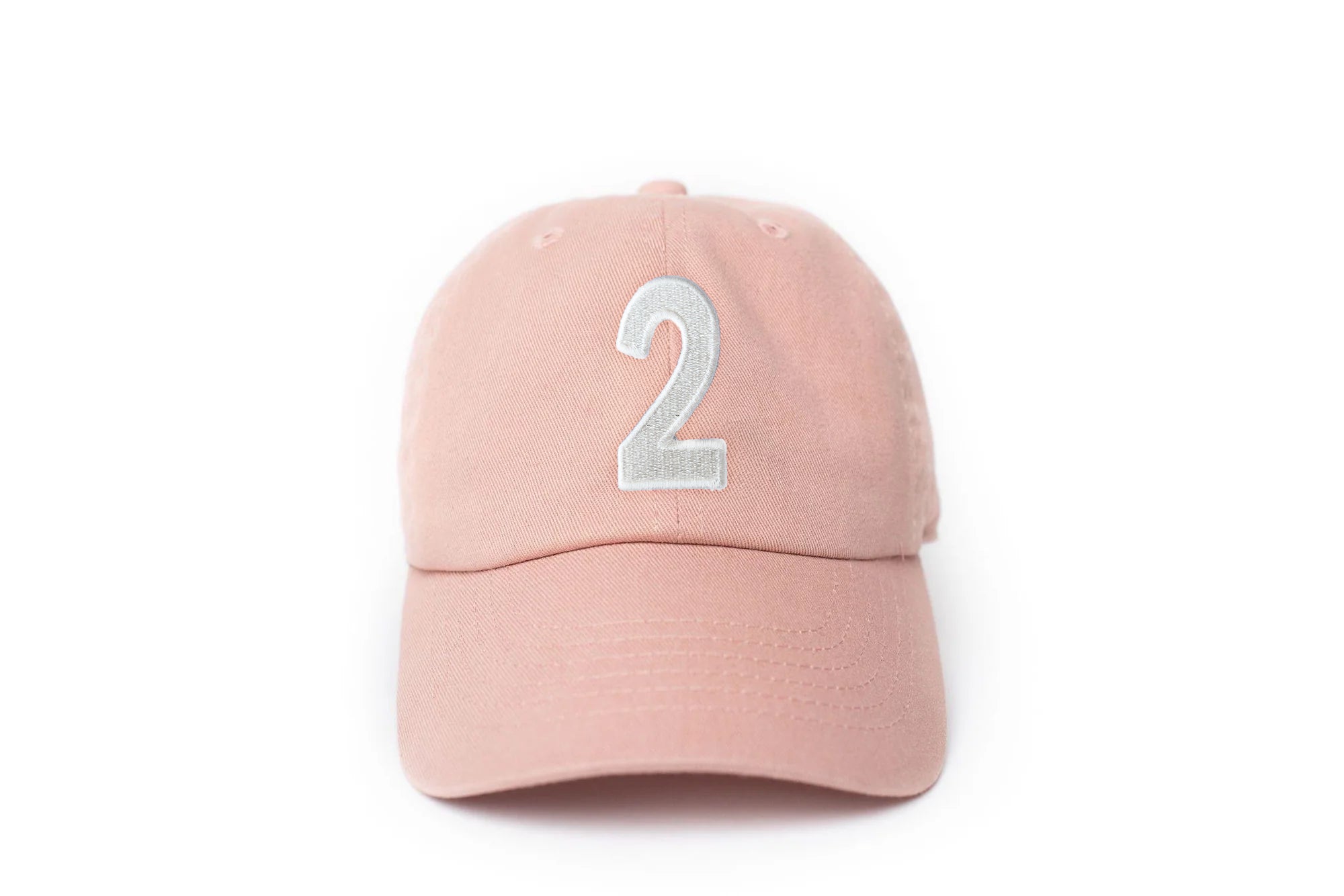 Dusty Rose Number Baseball Hat