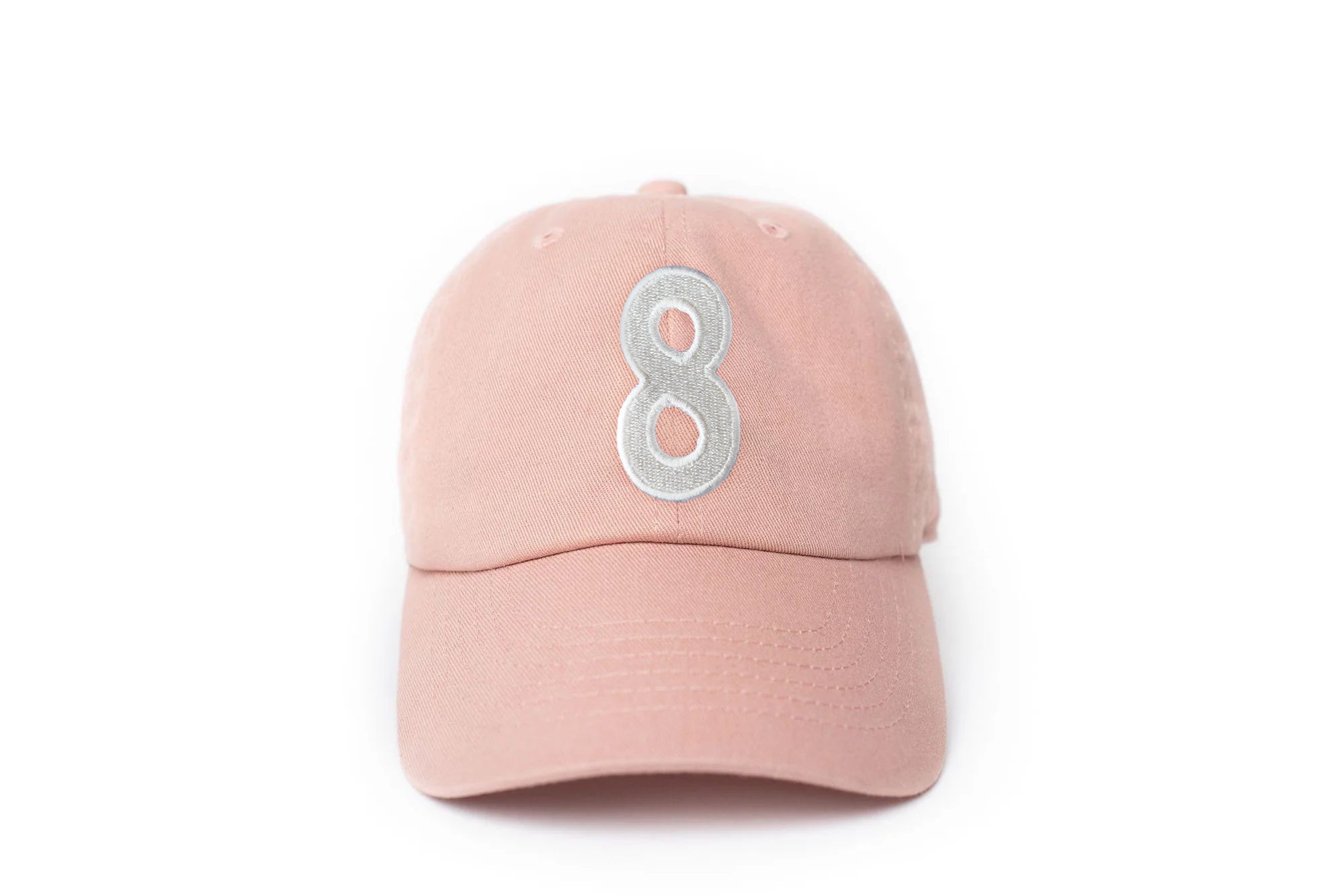 Dusty Rose Number Baseball Hat