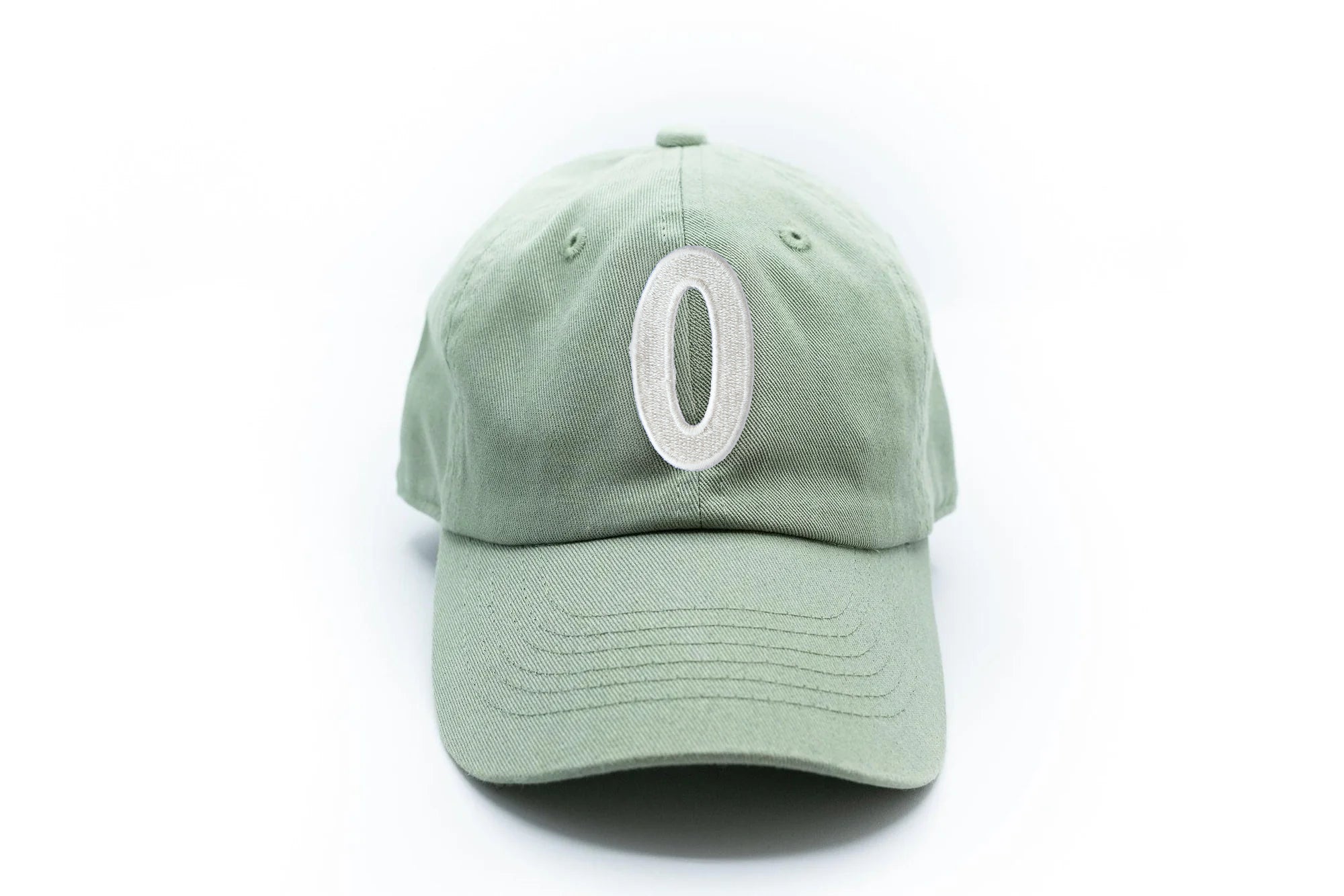 Dusty Sage Number Baseball Hat