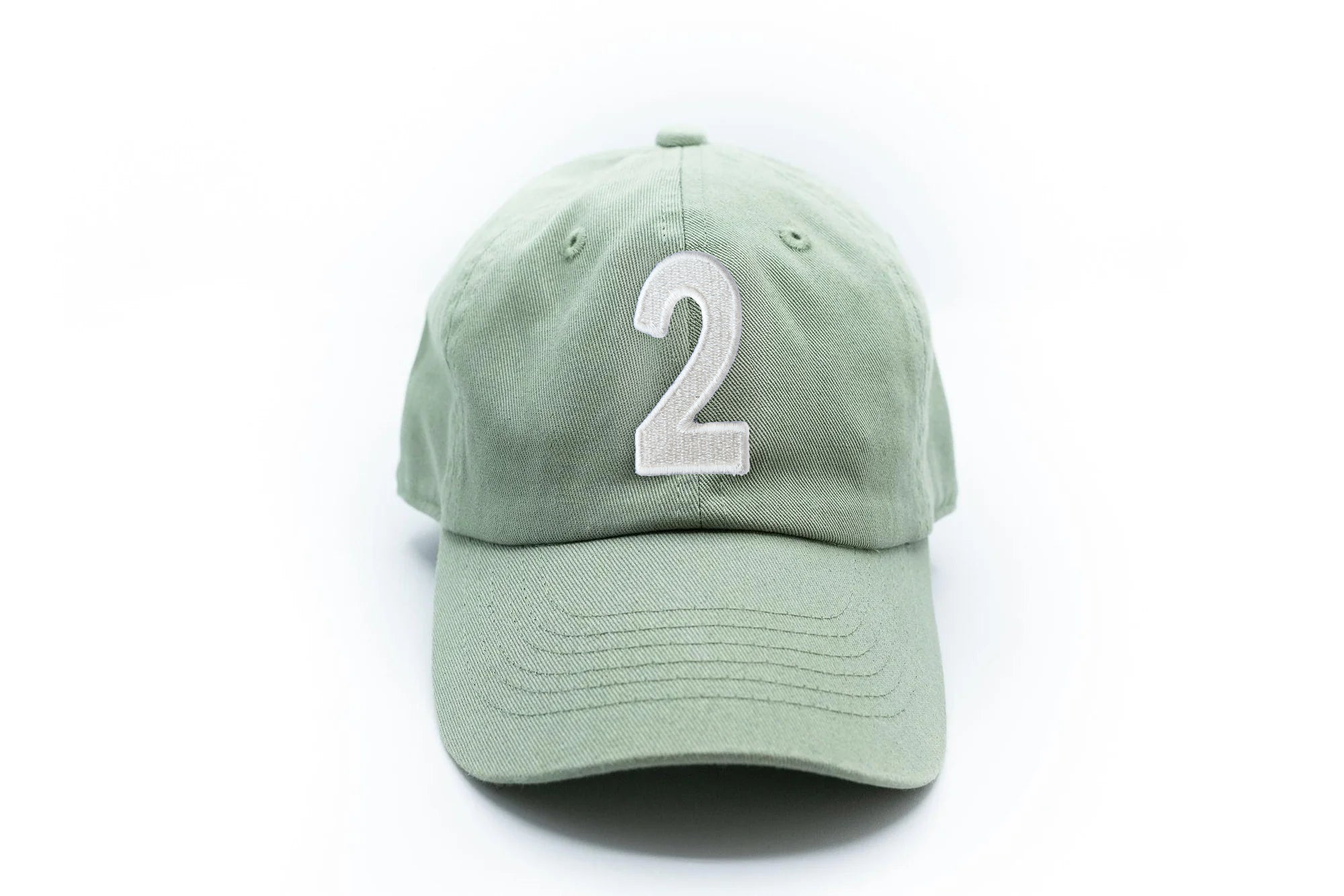 Dusty Sage Number Baseball Hat