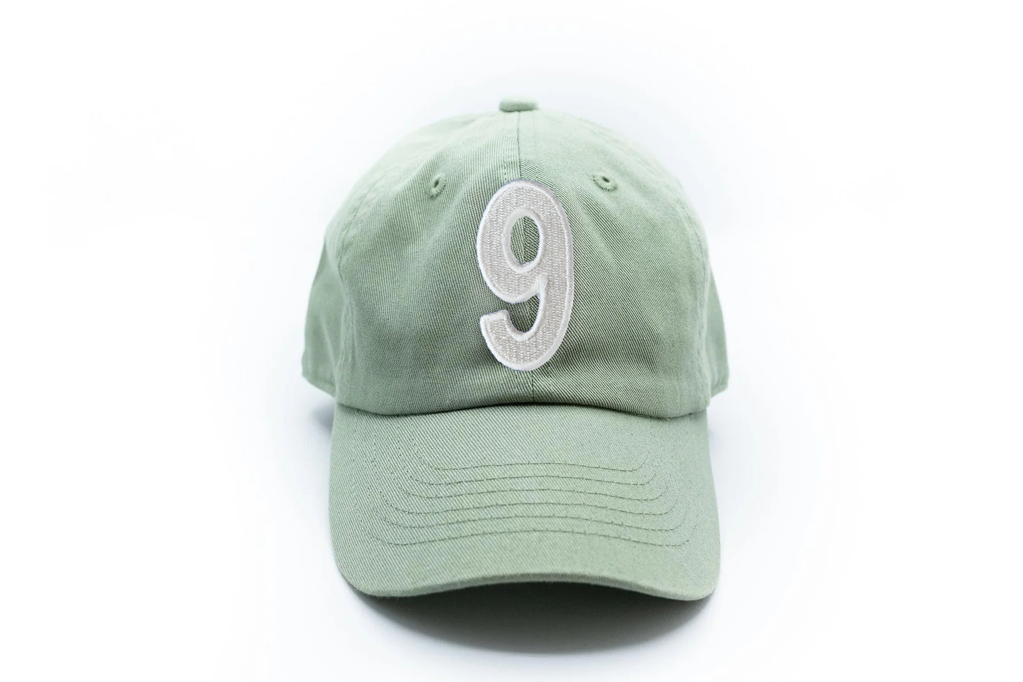 Dusty Sage Number Baseball Hat