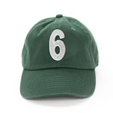 Hunter Green  Number Baseball Hat