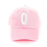 Light Pink Number Baseball Hat