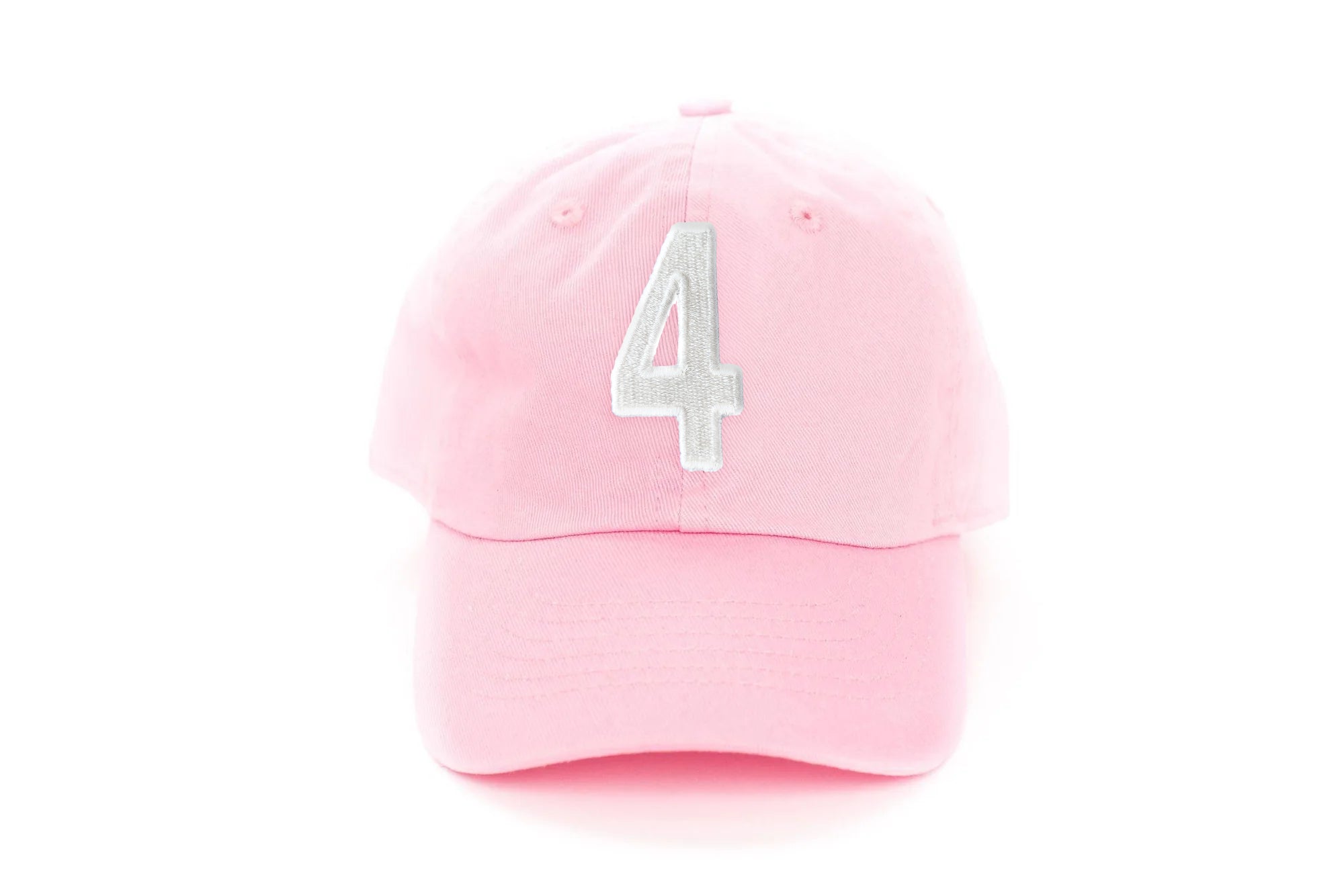 Light Pink Number Baseball Hat