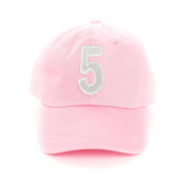 Light Pink Number Baseball Hat