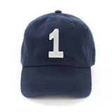 Navy Number Baseball Hat