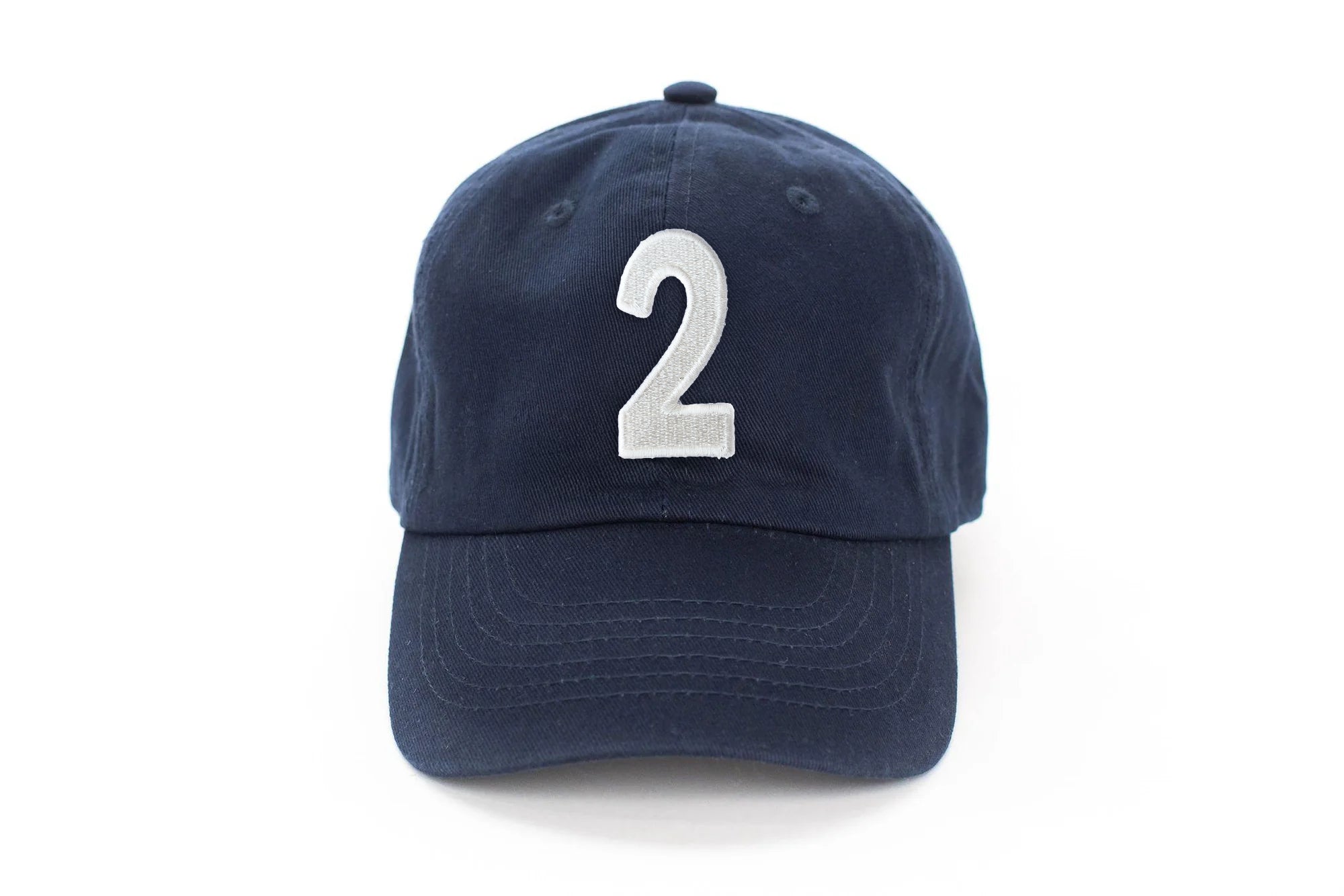 Navy Number Baseball Hat