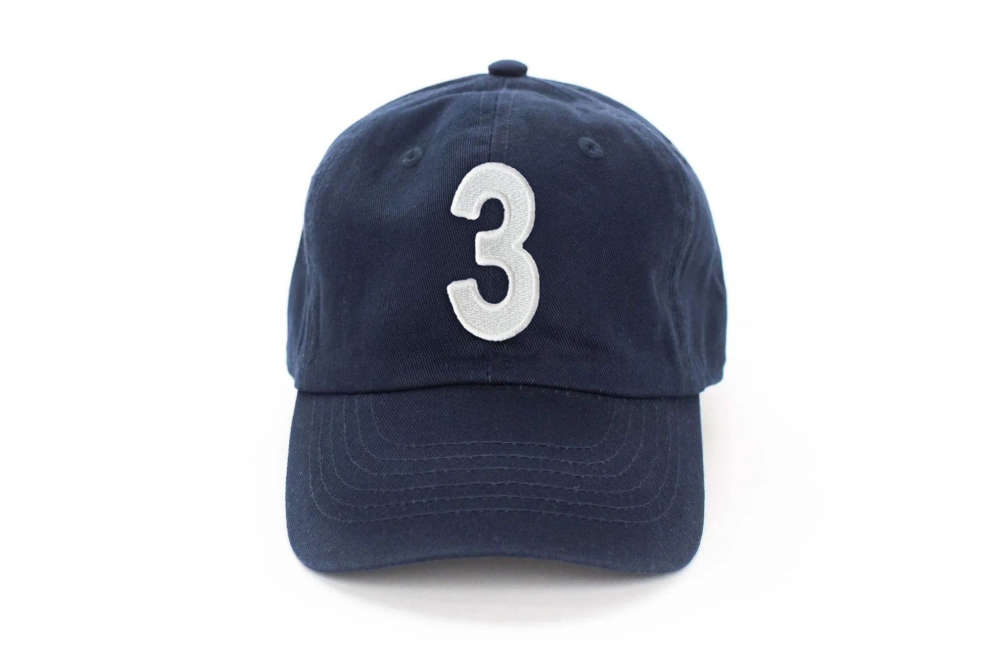 Navy Number Baseball Hat